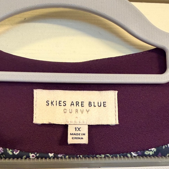 Skies Are Blue Purple Blazer - Picture 2 of 7
